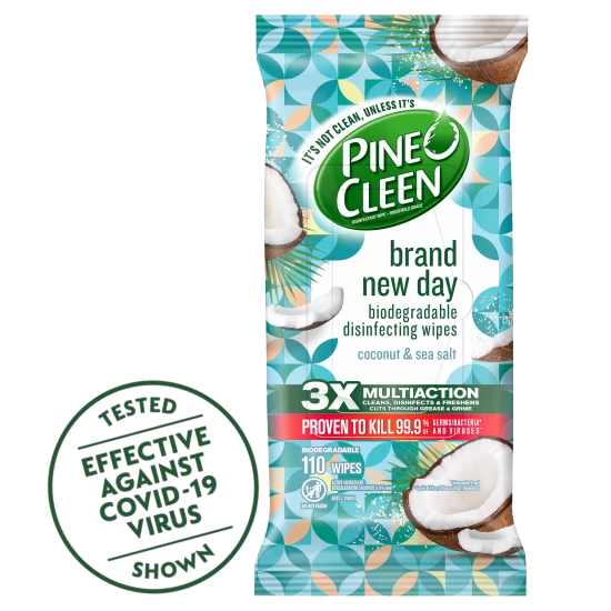 1897743_Hygiene_AU_Pine O Cleen_Brand New Day Coconut & Salt Disinfectant Wipes 110s_1x1_V1.webp