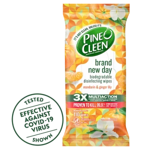 1897743_Hygiene_AU_Pine O Cleen_Brand New Day Mandarin & Ginger Disinfectant Wipes 110s_1x1_V1.webp
