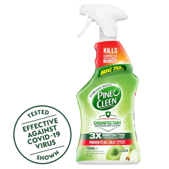 1897743_Hygiene_AU_Pine O Cleen_Disinfectant Multipurpose Cleaner Trigger Spray 750ml Crisp Apple_1x1_V1.webp