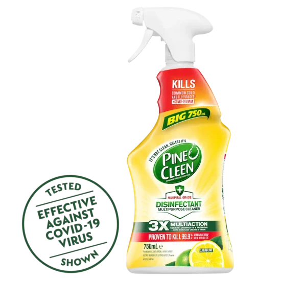 1897743_Hygiene_AU_Pine O Cleen_Disinfectant Multipurpose Cleaner Trigger Spray 750ml Lemon Lime_1x1_V1.webp