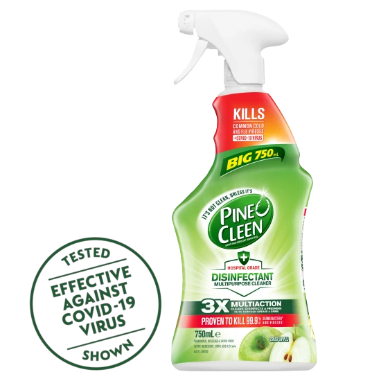 1897743_Hygiene_AU_Pine O Cleen_Disinfectant Multipurpose Cleaner Trigger Spray 750ml Crisp Apple_1x1_V1.webp