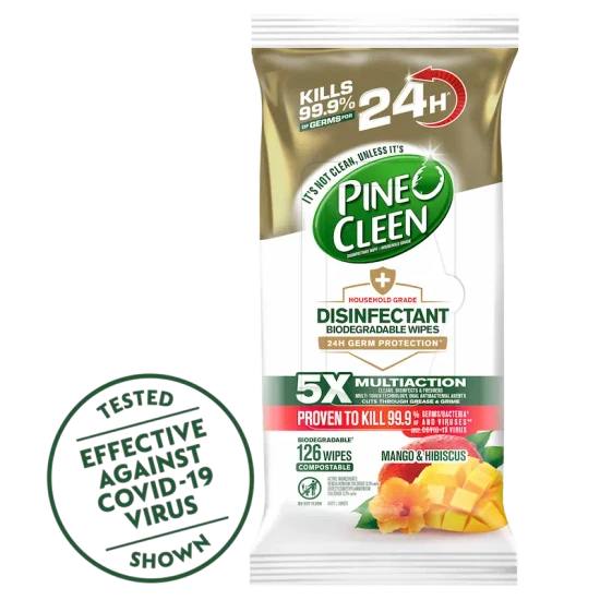 1897743_Hygiene_AU_Pine O Cleen_Disinfectant Wipes 24 Hour Protection Mango 126s_1x1_V1.png