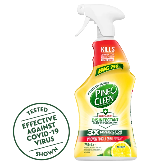1897743_Hygiene_AU_Pine O Cleen_Disinfectant Multipurpose Cleaner Trigger Spray 750ml Lemon Lime_1x1_V1.webp